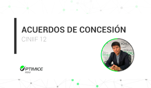 Acuerdos de Concesión – CINIIF 12
